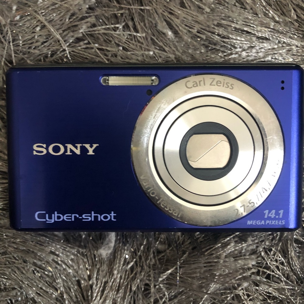Purple Sony Camera